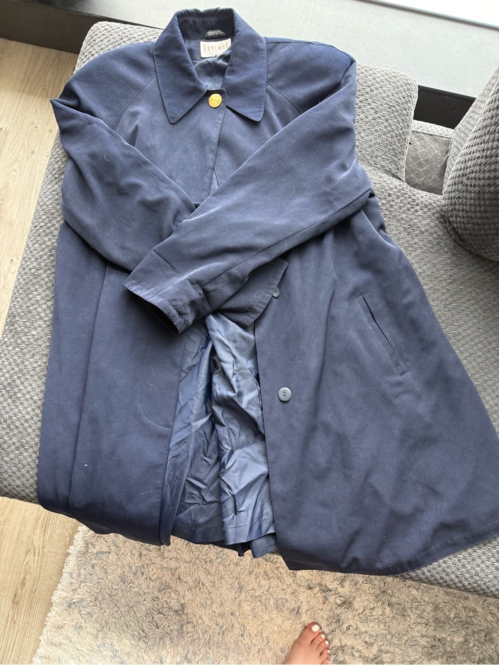 Classic Navy Women's Fall Coat